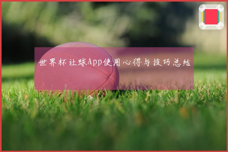 世界杯让球App使用心得与技巧总结